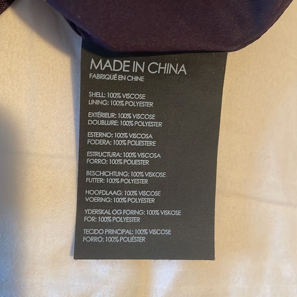 Club Monaco Theodora Ruffled Sleeves Dress in Plum - 00 - Picture 4 of 5